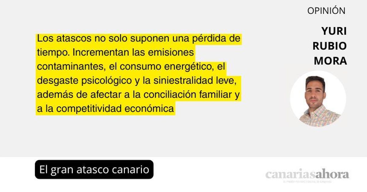 El gran atasco canario