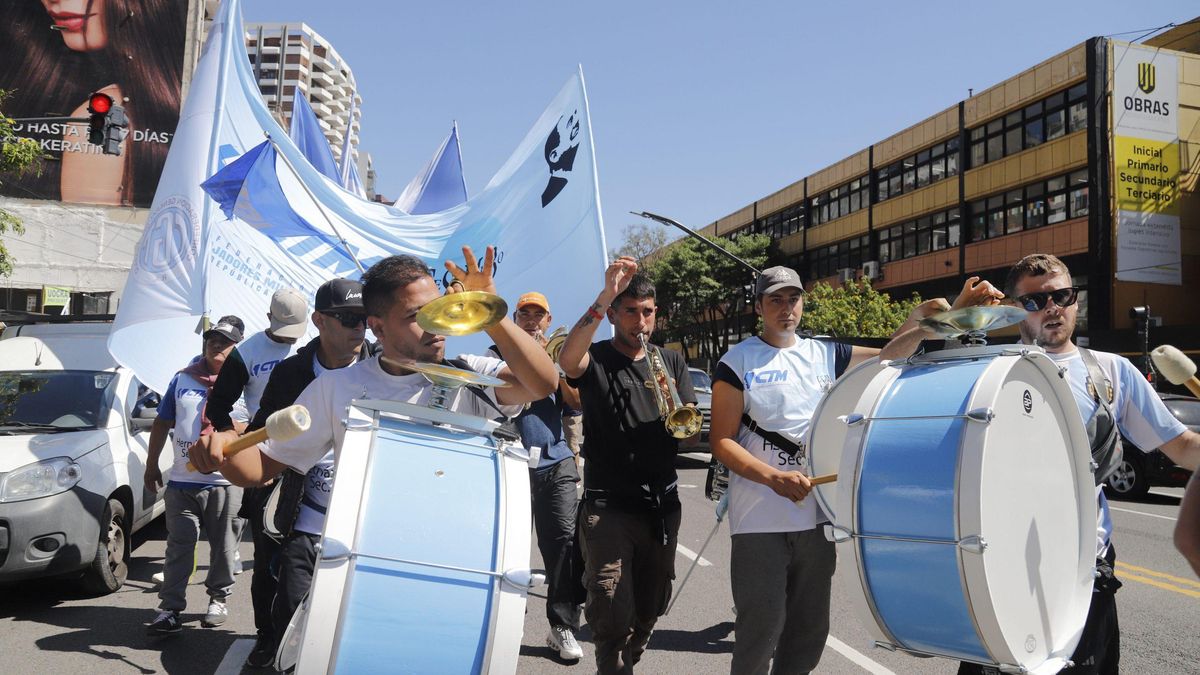 La previa al congreso de la CGT en Obras, este miércoles.