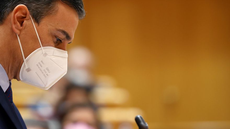 Imagen exterior del Gobierno yel cese de Marlaska centran la sesión de control