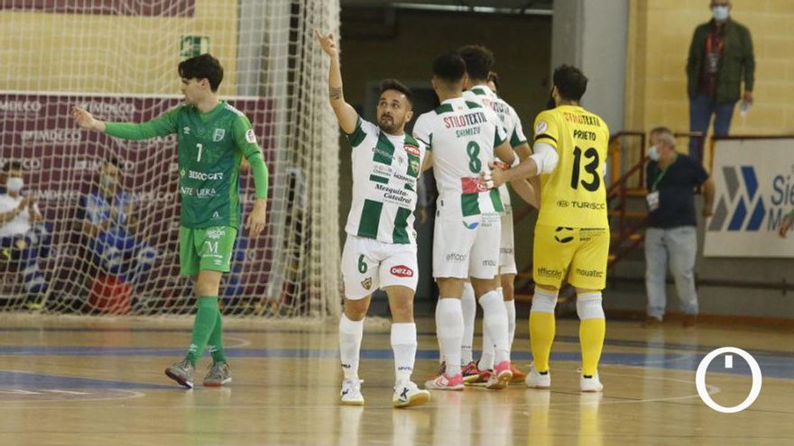 Jesulito celebra su gol.