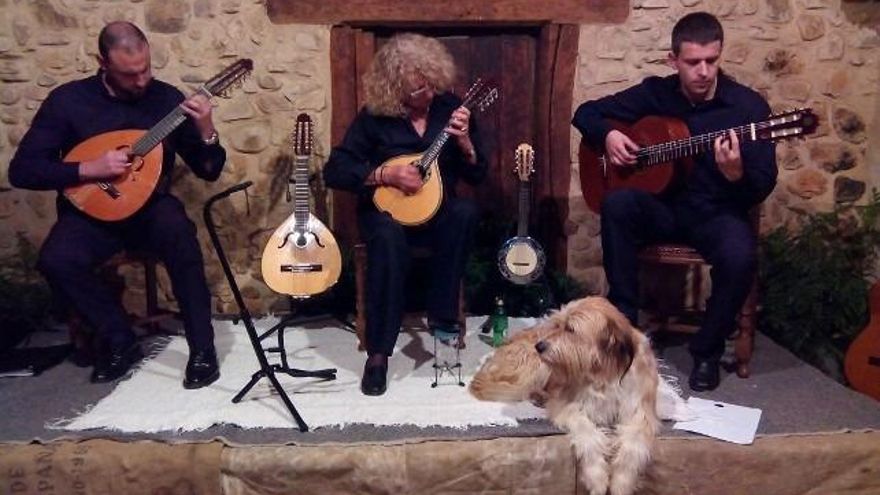 Carmen Brañanova en uno de los recitales.