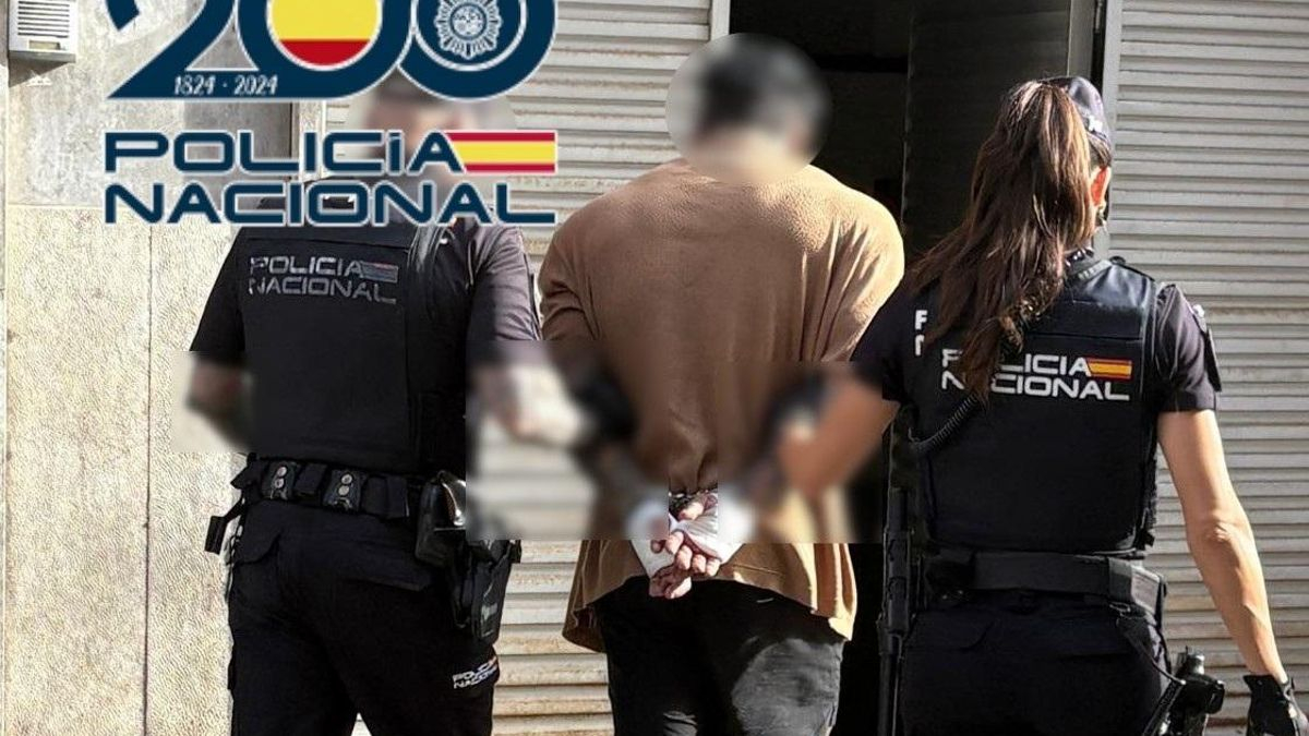 Imagen del operativo practicado por la Policía Nacional