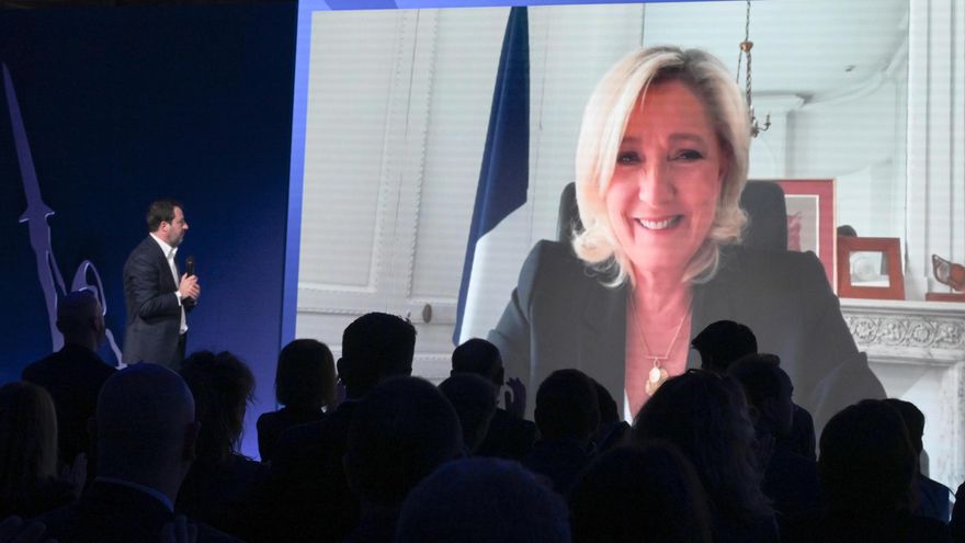 Marine Le Pen promete una "batalla pacífica y democrática" contra su condena
