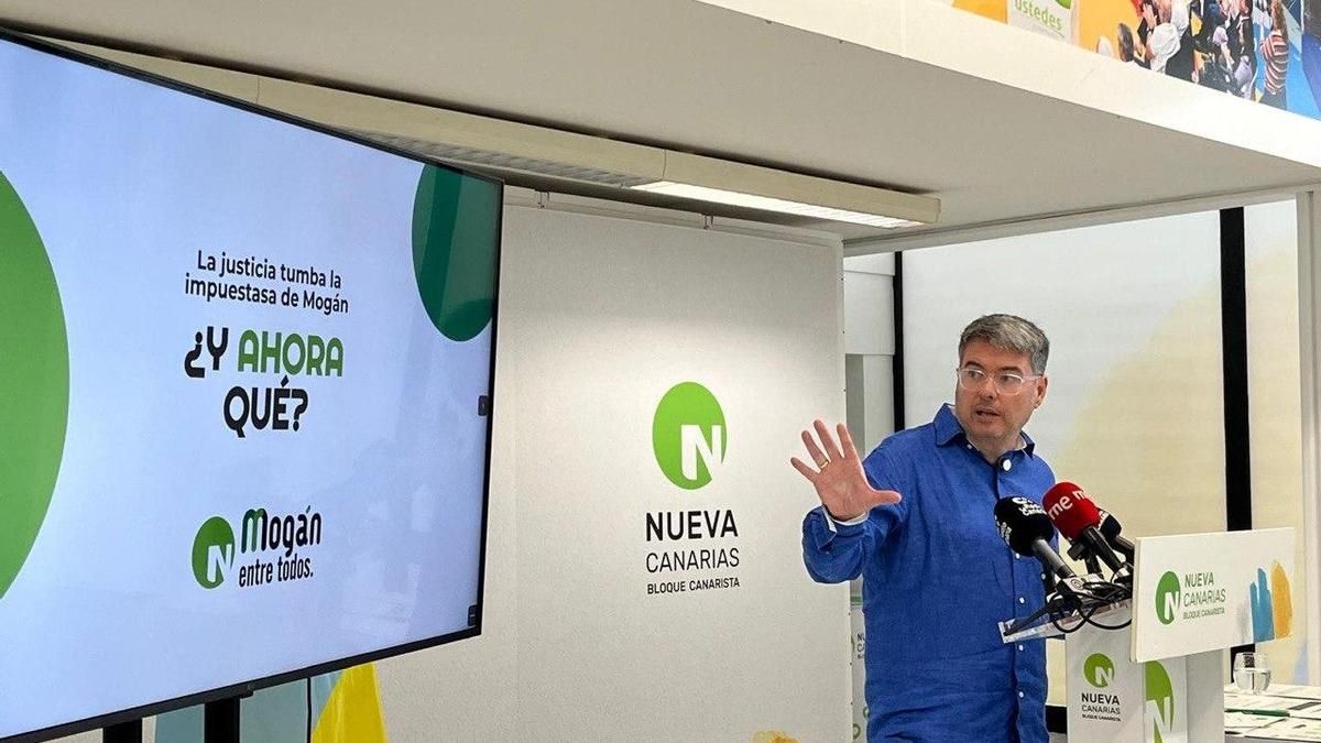 El concejal de Nueva Canarias en Mogán, Juan Manuel Gabella.