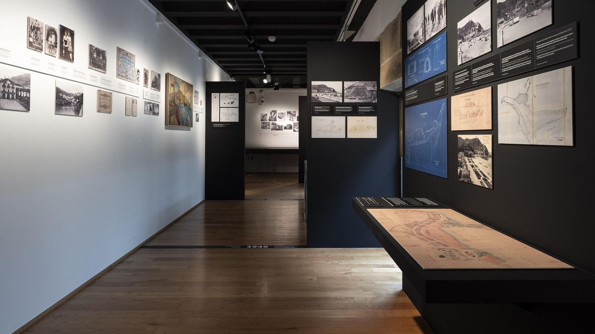 Exposición de la plaza de Tenis en el Instituto de Arquitectura de Euskadi en sus primera etapa cronológica