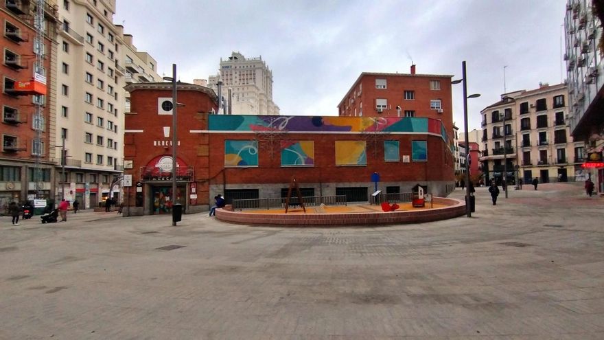 La nueva Mostenses: así es la plaza peatonal que acaba de nacer junto a la Gran Vía