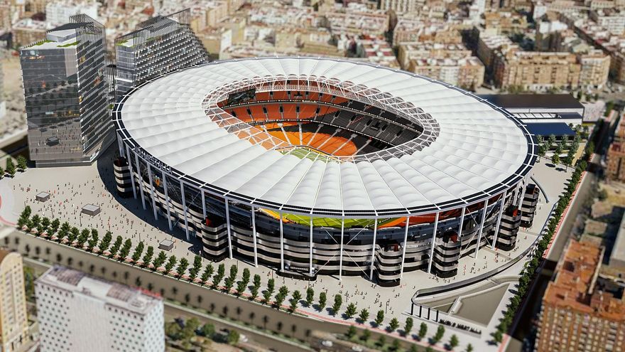 El Valencia CF reanuda las obras del nuevo estadio 16 años después con la incógnita del coste y la salida de Lim en el horizonte