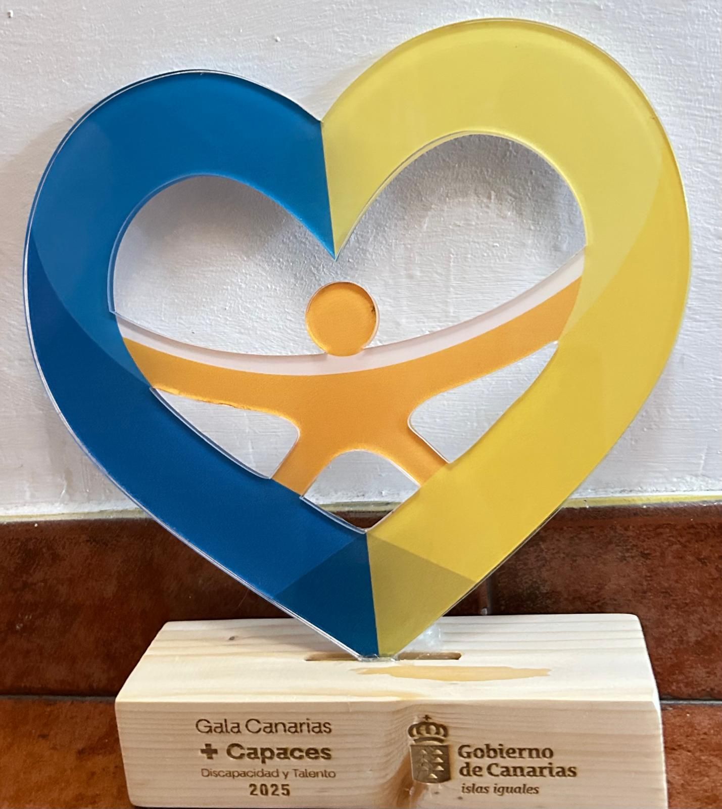 Adfilpa recibe el Premio Colectivo de la Gala +Capaces Canarias.