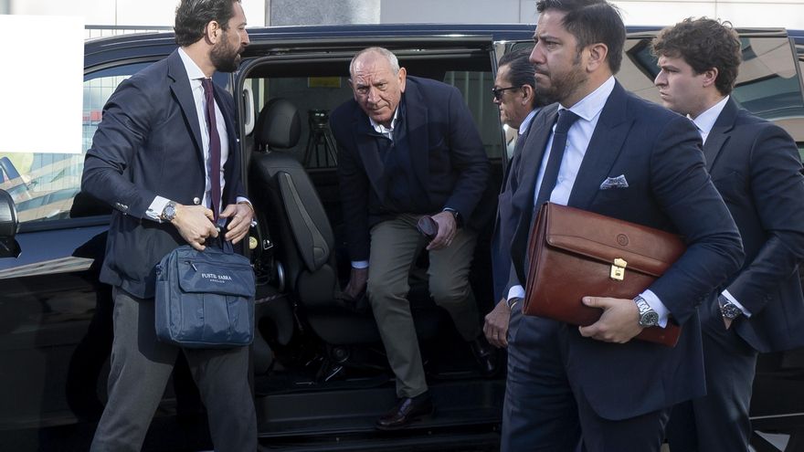 El exdirector adjunto operativo (DAO) de la Policía Nacional José Ángel González, a su llegada al juzgado.