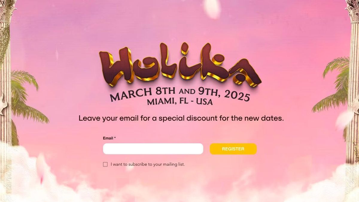 Web del Festival Gran Reserva Miami