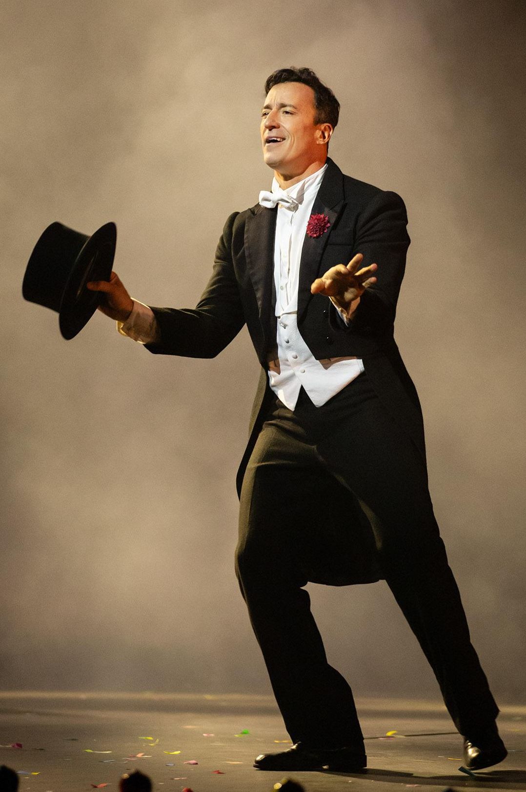 Pablo Puyol en el musical Houdini