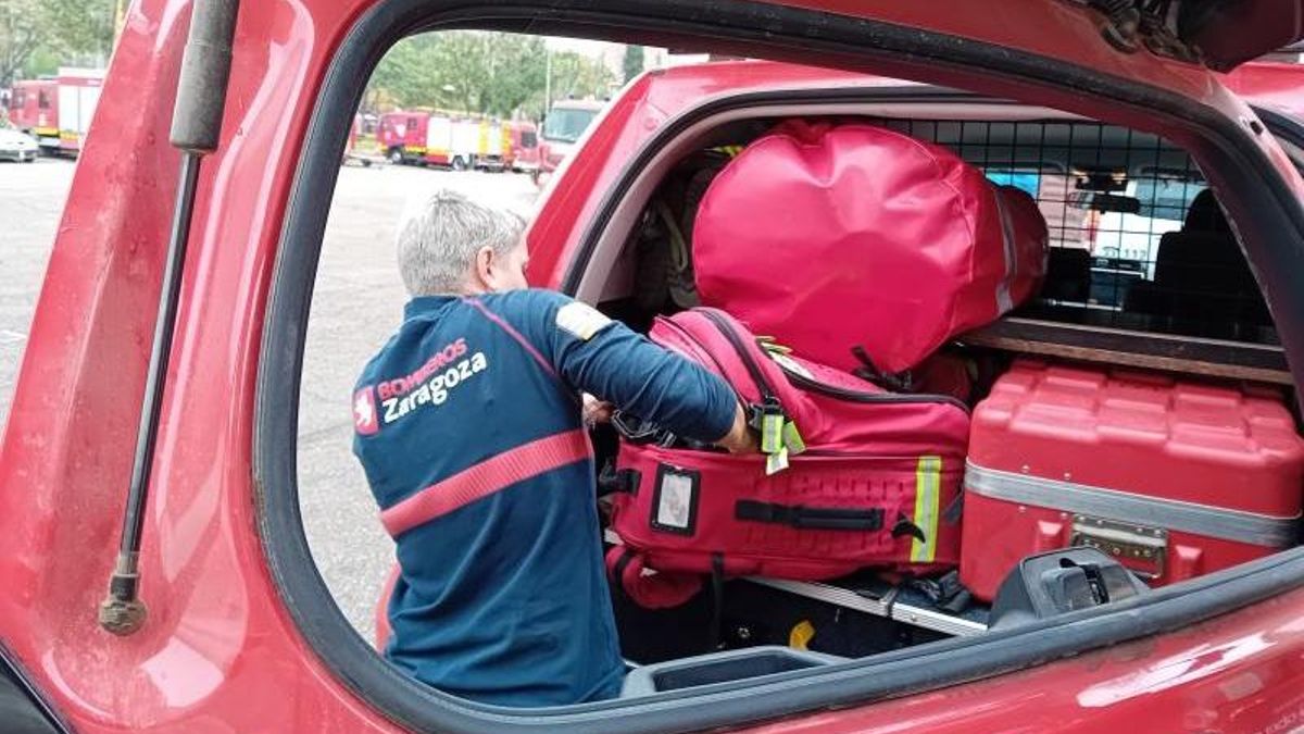 Bomberos de Zaragoza.