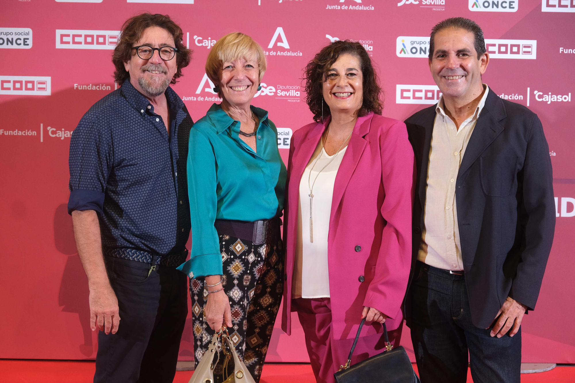 Luis Serrano, Lola Pérez, Pilar Aquino y Alberto Luna