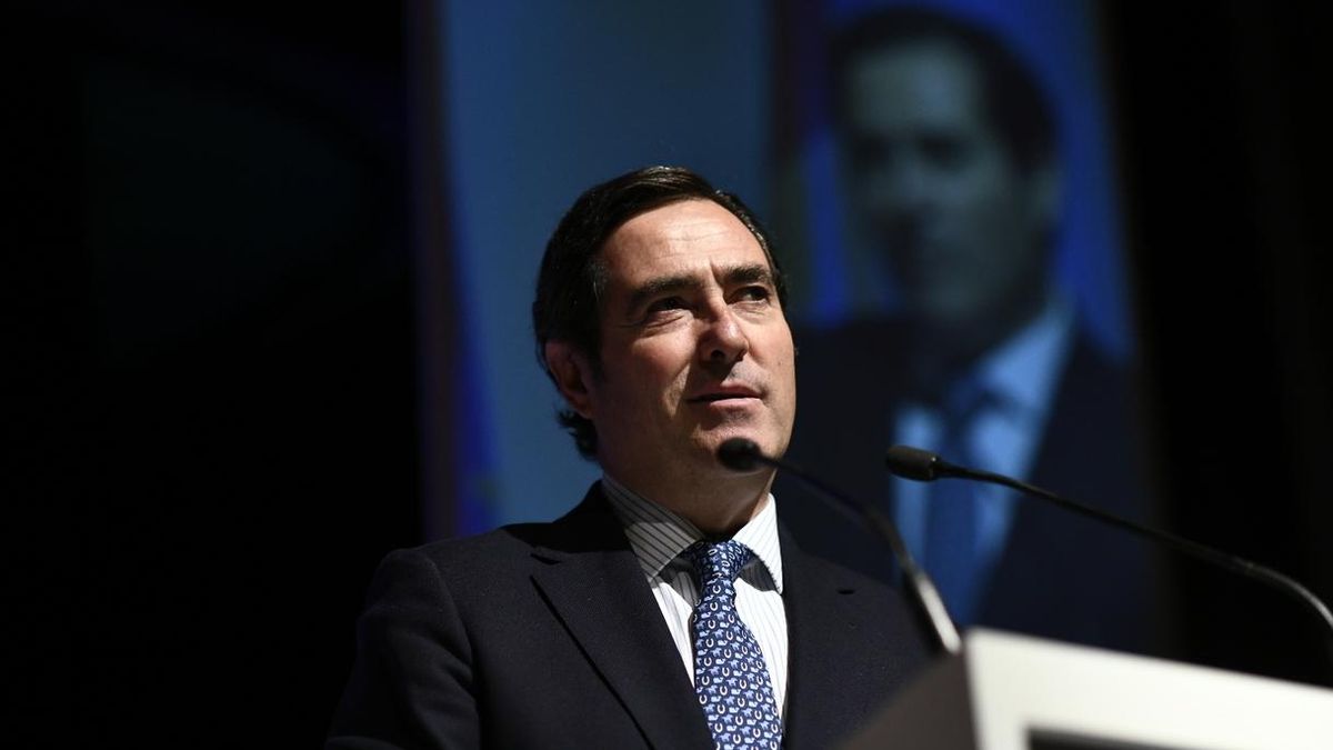 El presidente de la CEOE, Antonio Garamendi.