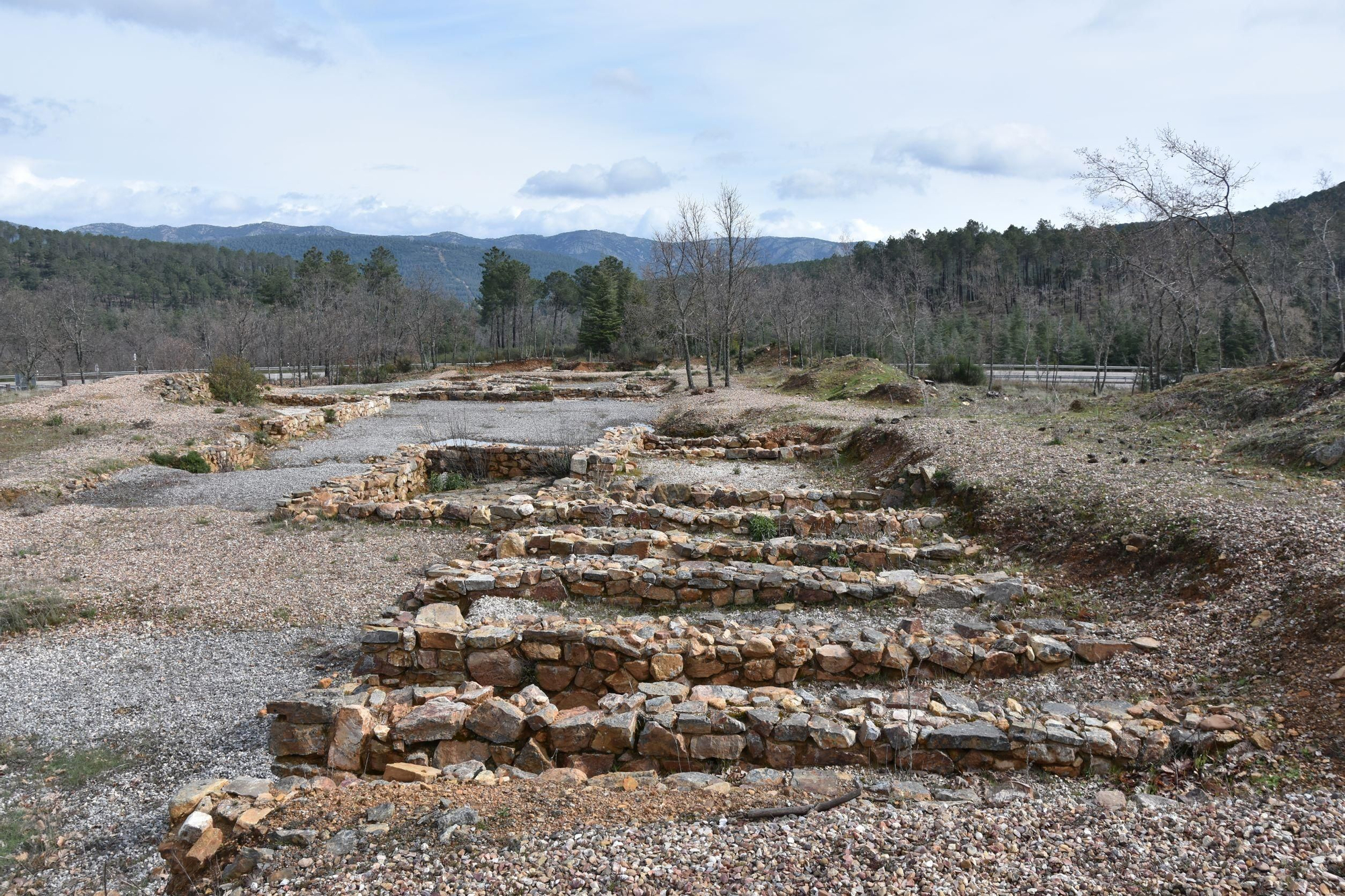 Vista general del área excavada