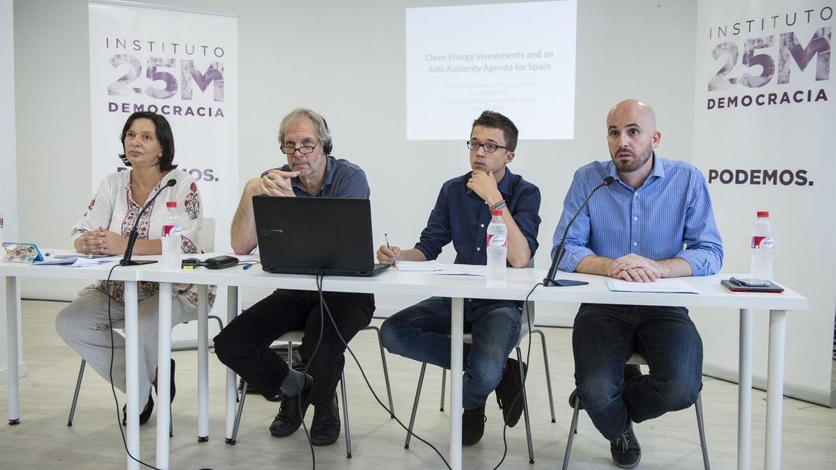 Podemos propone un plan para cambiar el modelo energético que crearía 320.000 empleos el primer año