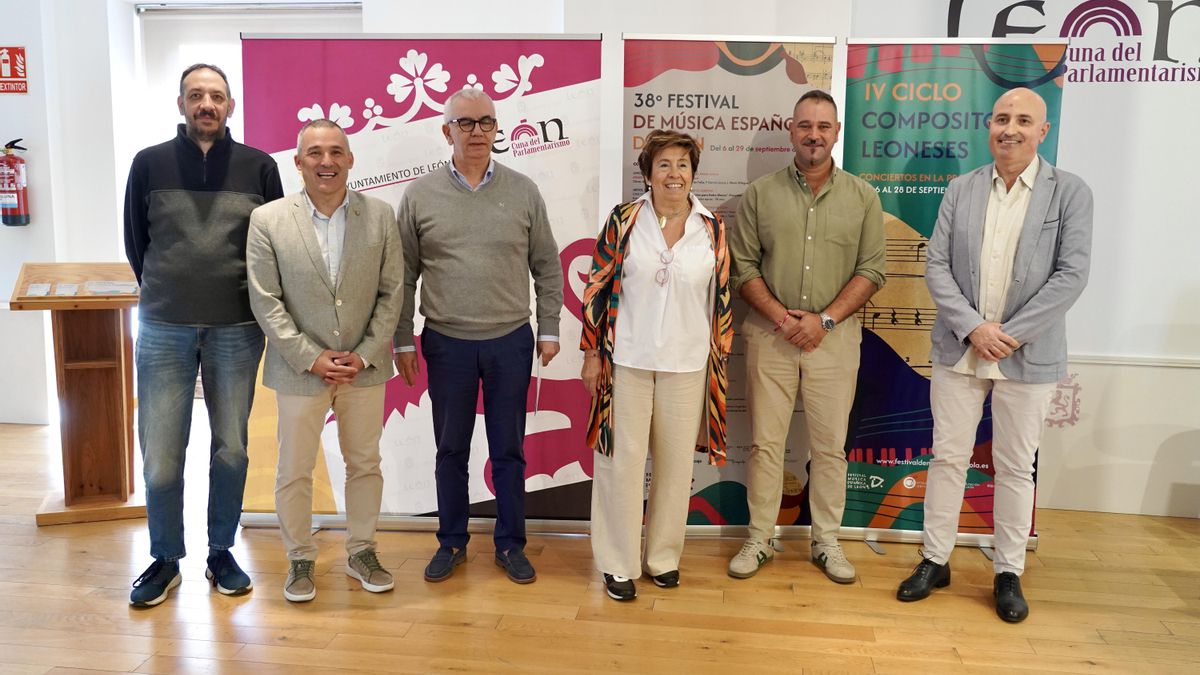 Presentación del 38 Festival de Música Española de León.