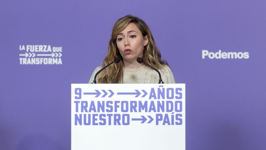 La secretaria de Acción Institucional de Podemos, María Teresa Pérez.