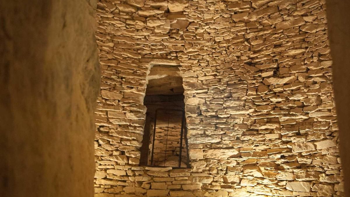 Interior del tholos del Romeral.