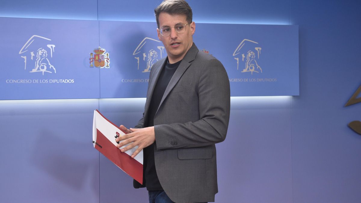 El diputado de Sumar Jorge Pueyo, el pasado mes de abril