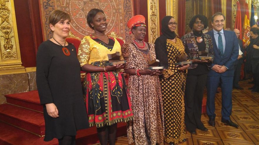 Cuatro activistas africanas por los Derechos Humanos reciben el XVI Premio Internacional Navarra a la Solidaridad
