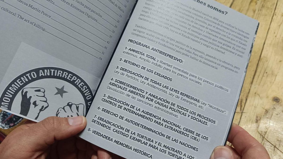 Programa del Movimiento Antirrepresivo de Madrid
