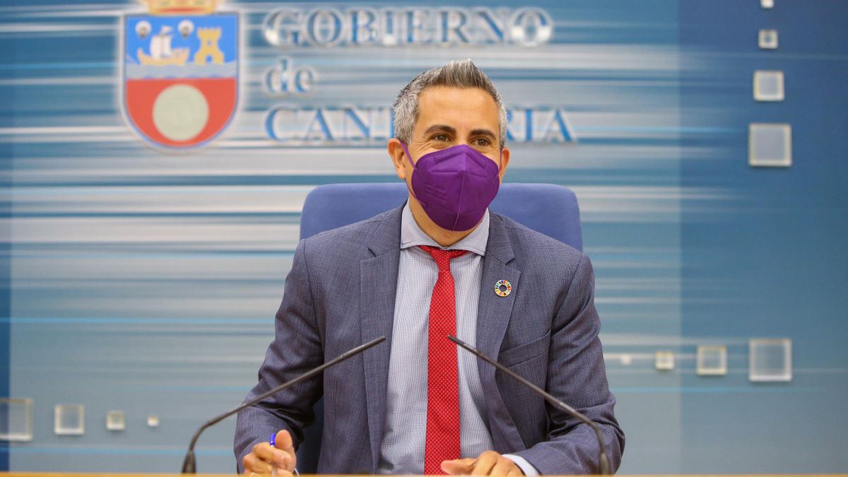 El vicepresidente autonómico y portavoz del Gobierno de Cantabria, Pablo Zuloaga.