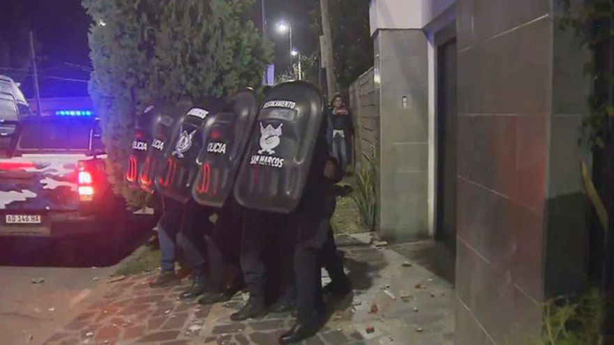 Caso Loan: trasladaron a Laudelina en medio de incidentes, con piedras y gases lacrimógenos