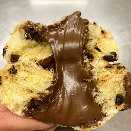 Brioche de chocolate