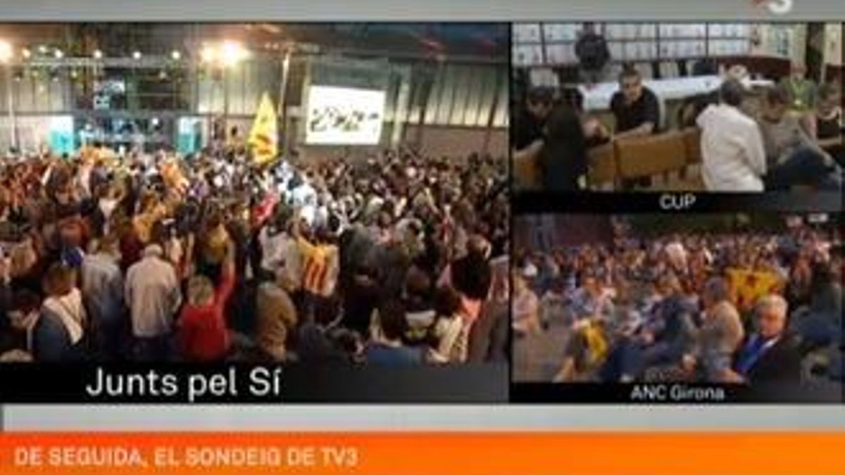 TV3 (26.6%), líder absoluta en Cataluña con su cobertura electoral