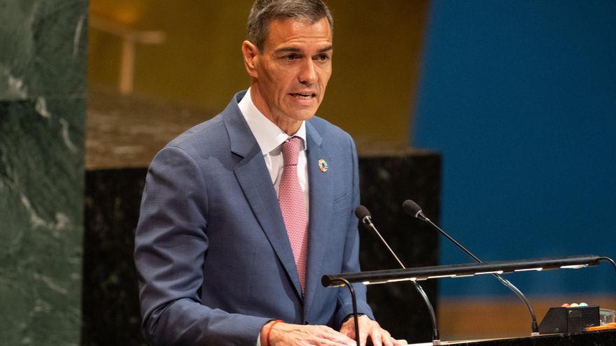 Sánchez anuncia el envío de un buque militar para asistir a la flotilla a Gaza