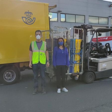 Entrega de alimentos en Tenerife