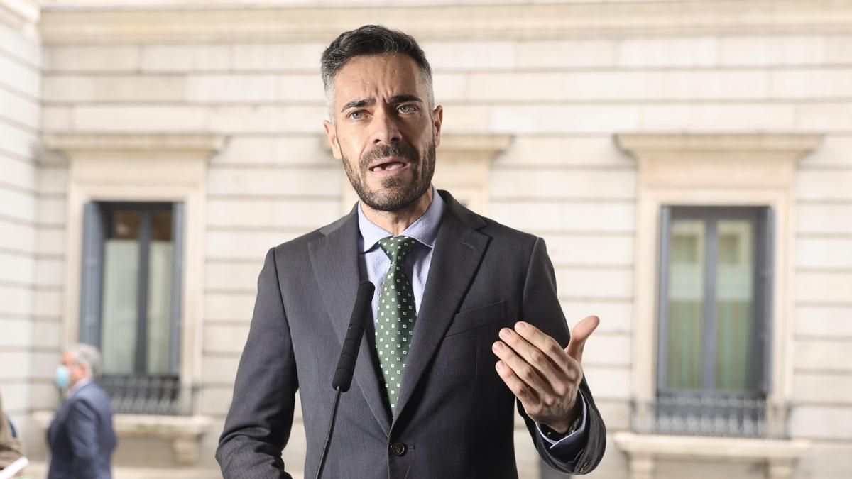 El portavoz parlamentario del PSOE, Felipe Sicilia, en una imagen de archivo.