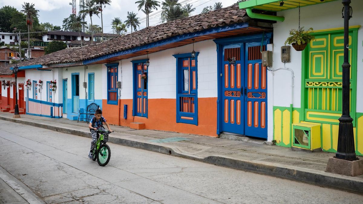 Arquitectura tradicional en el pueblo de Salento.