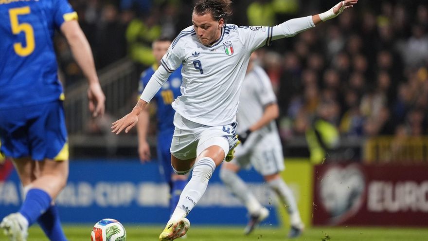 Partido de cualificación del Mundial entre Italia y Bosnia Herzegovina, en el que Italia quedó fue descalificada, el 31 de marzo de 2026.