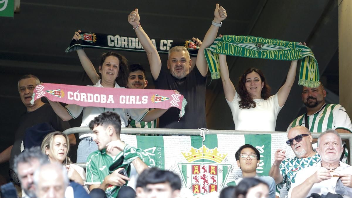 Grada Blanquiverde del Córdoba CF - Albacete BP