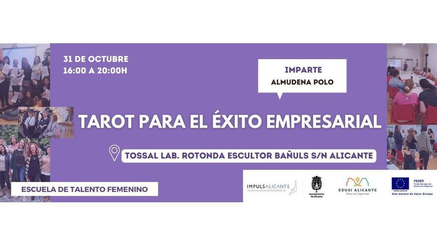 El Ayuntamiento de Alicante retira un curso de "tarot para el éxito empresarial" tras las críticas de la oposición