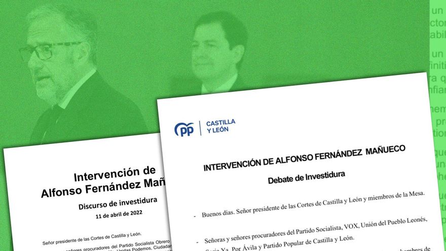 Mañueco, ante el espejo de Vox: una 'prioridad nacional' maquillada en su último discurso de investidura
