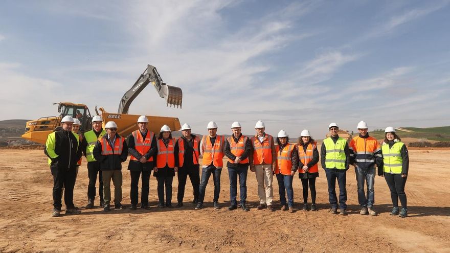 Comienzan las obras de urbanización del polígono industrial de Lodosa