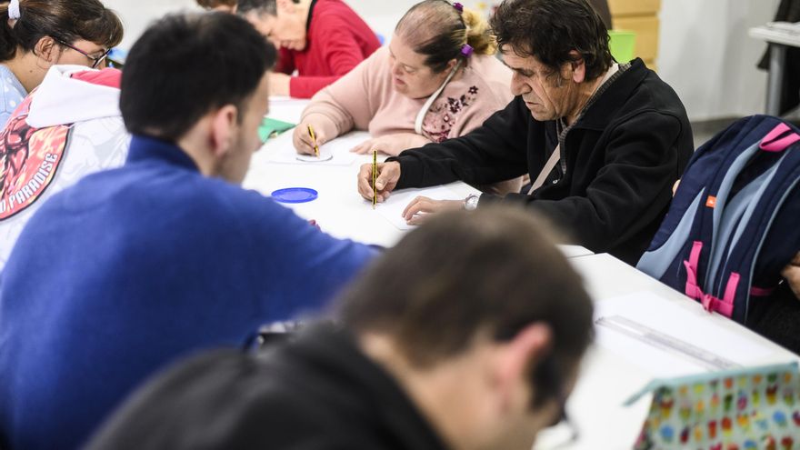 Taller de Arte y Diseño del Centro Integra Aragón de ATADES.