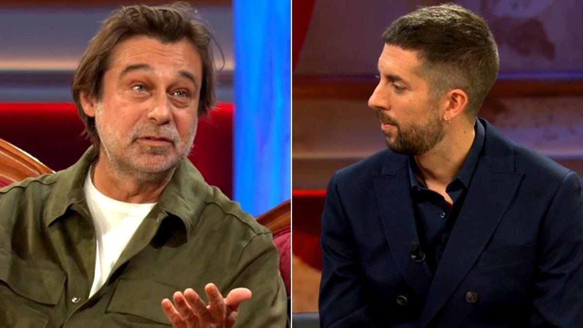 Jordi Mollà y David Broncano, en el plató de 'La Revuelta'