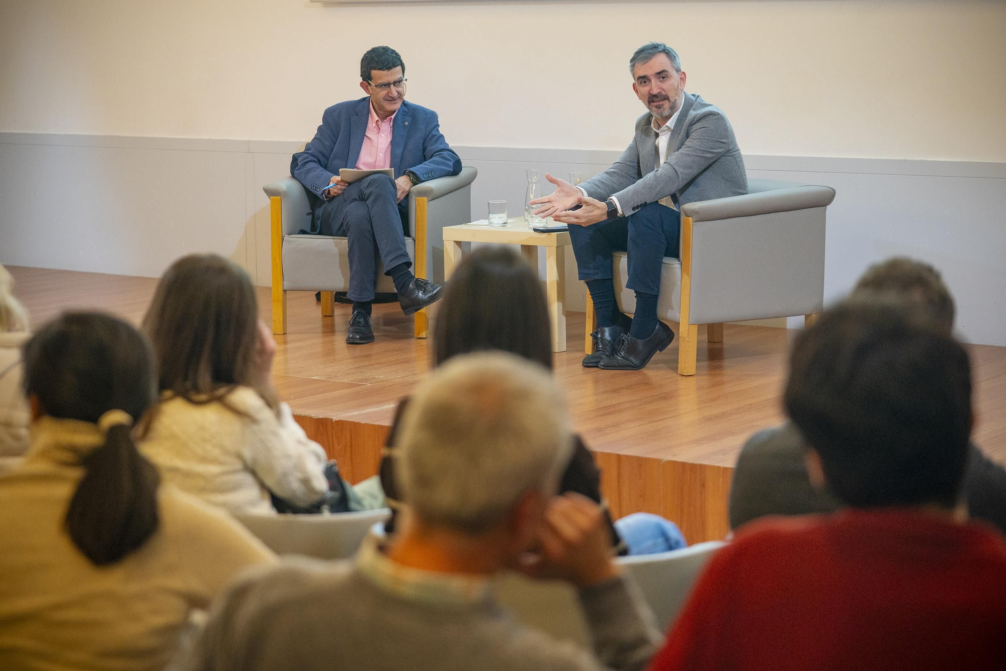 El evento de elDiario.es/Euskadi con Ignacio Escolar y José Luis de Castro, en imágenes