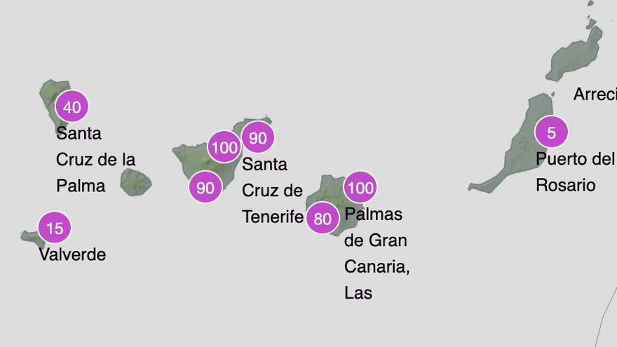 Prediccion de lluvia el jueves