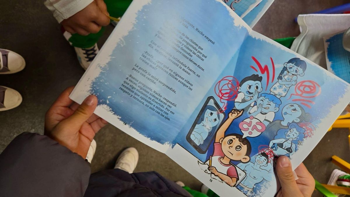 Un cuento para proteger a la infancia del porno en Internet: ''Son víctimas de la industria más agresiva del mercado''