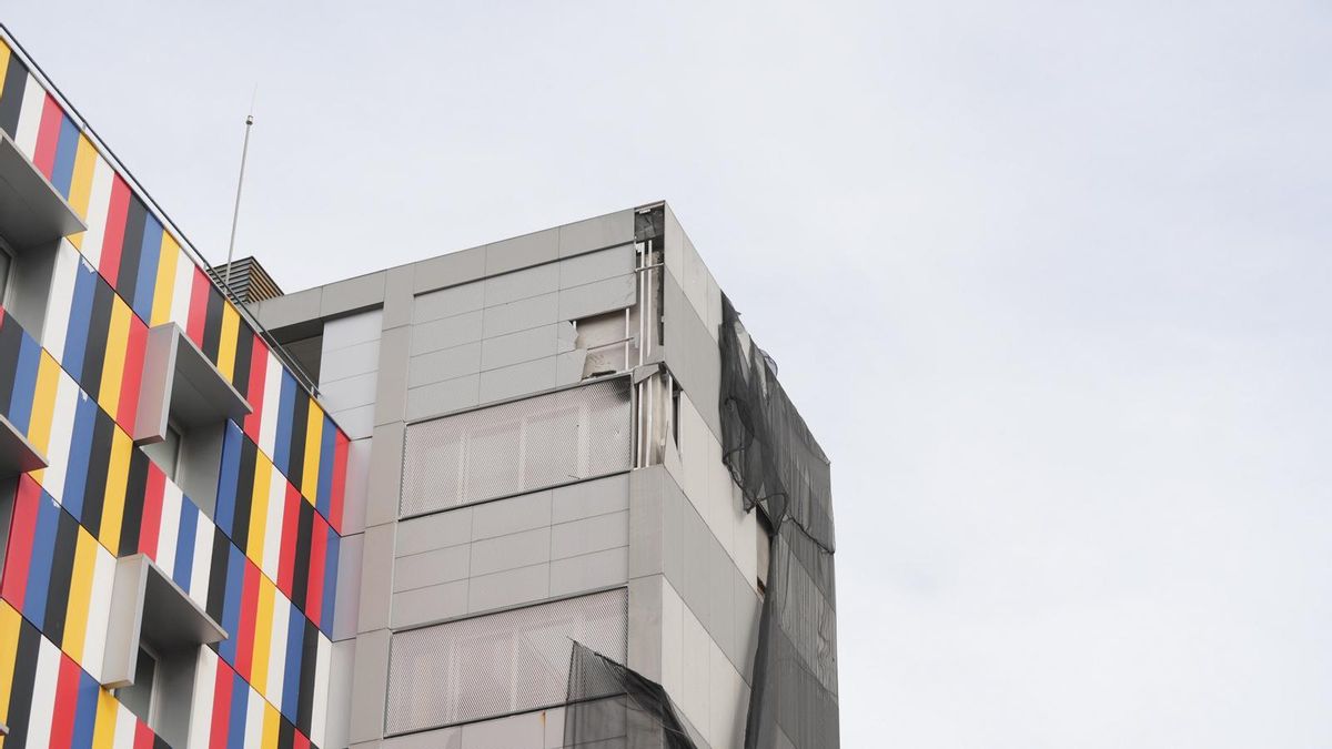 Daños en el centro de salud del Sector Sur