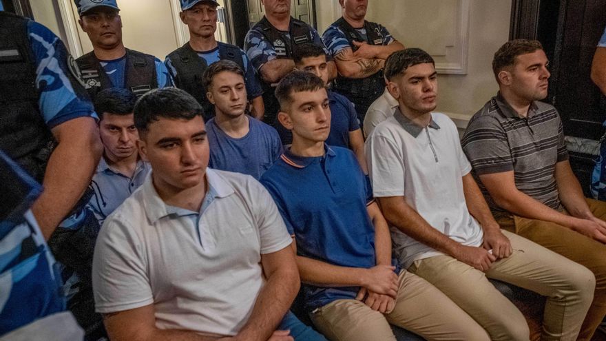 Juicio Fernando Báez Sosa: la primera imagen de los rugbiers sin barbijo ante el Tribunal