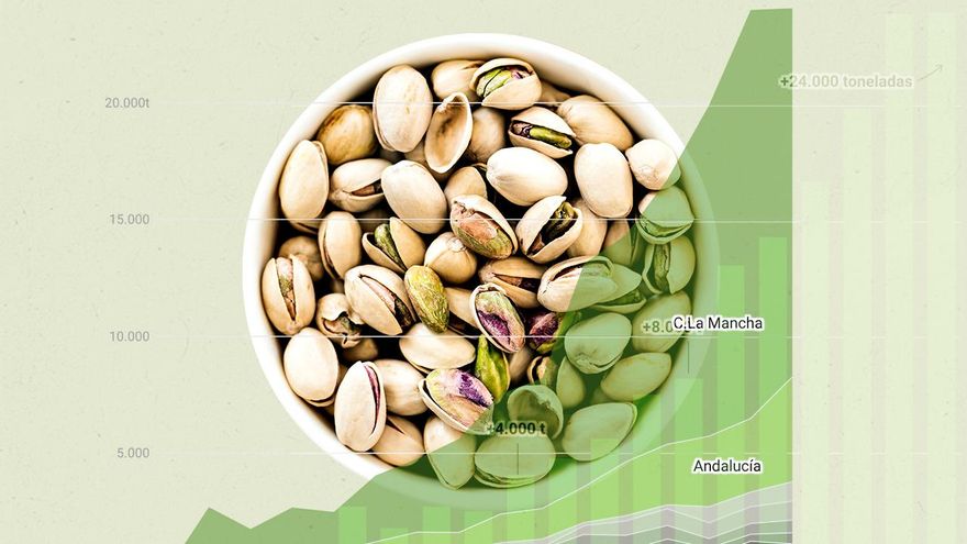 El 'boom' del pistacho y el chocolate Dubai se cuela en el campo español: "No es tan real lo del 'oro verde"