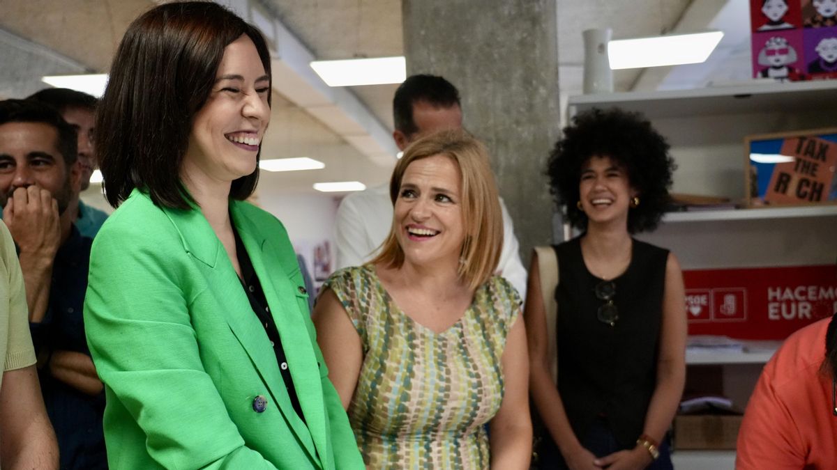 Diana Morant en la presentación de su candidatura a las primarias el 2 de julio.