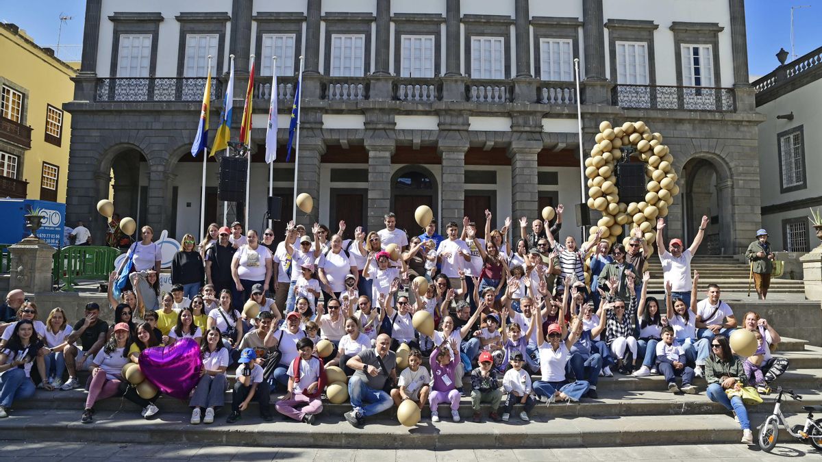 Día del Cáncer Infantil en Las Palmas de Gran Canaria.