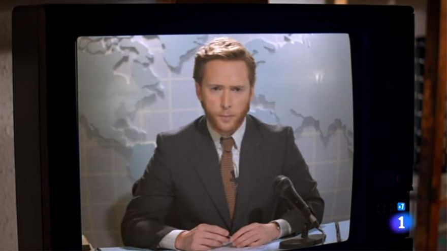 Toni en el avance informativo, visto por Herminia